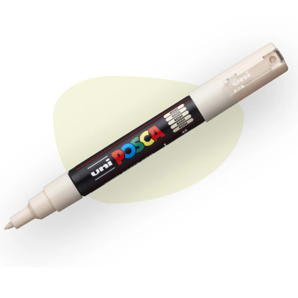 Uni-Ball Posca 0.7 Su Bazlı Boyama Markörü Bej N Pc-1M