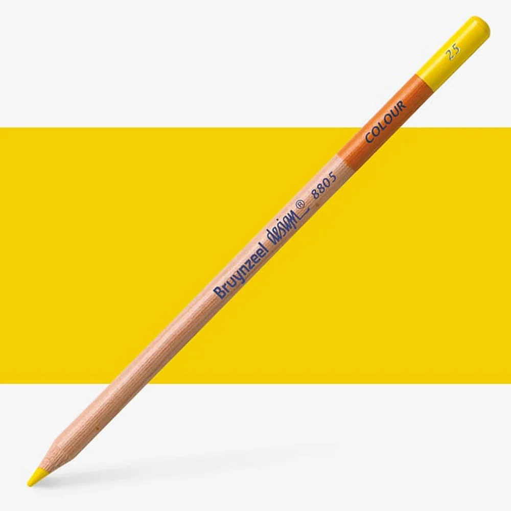 Bruynzeel Design Colour Lemon Yellow Pencils