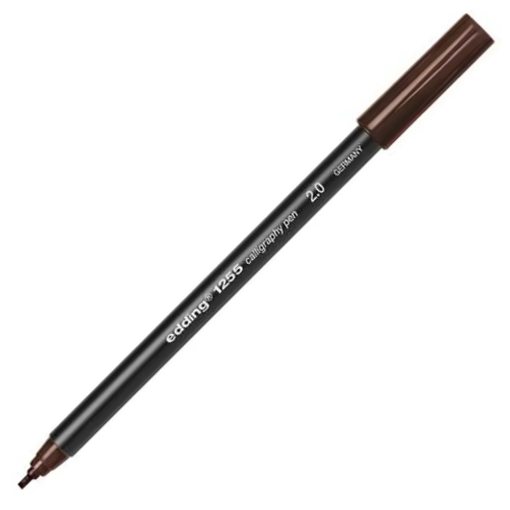 Edding Kaligrafi Kalemi Kesik Uçlu 2 MM Kahverengi 1255