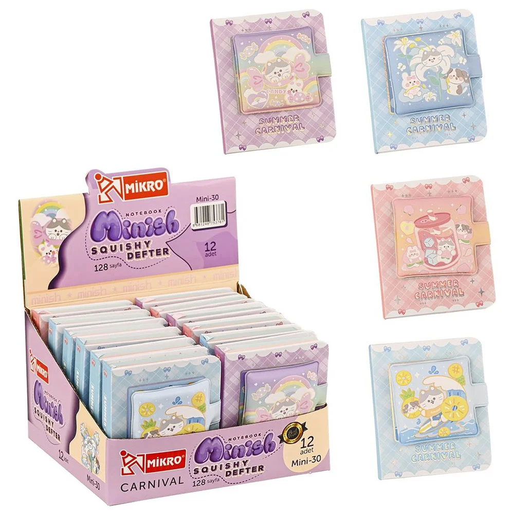 Mikro Not Defteri Minish Carnıval Squishy Mini 128 YP MİNİ-30
