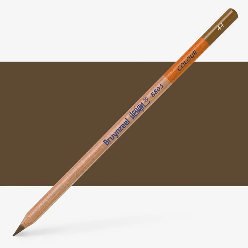 Bruynzeel Design Colour Mid Brown Pencils