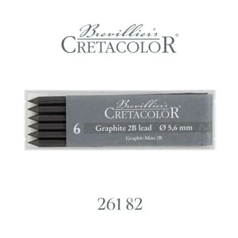 Cretacolor Graphite 2B Portmin Uç 5,6mm 6Lı 26182