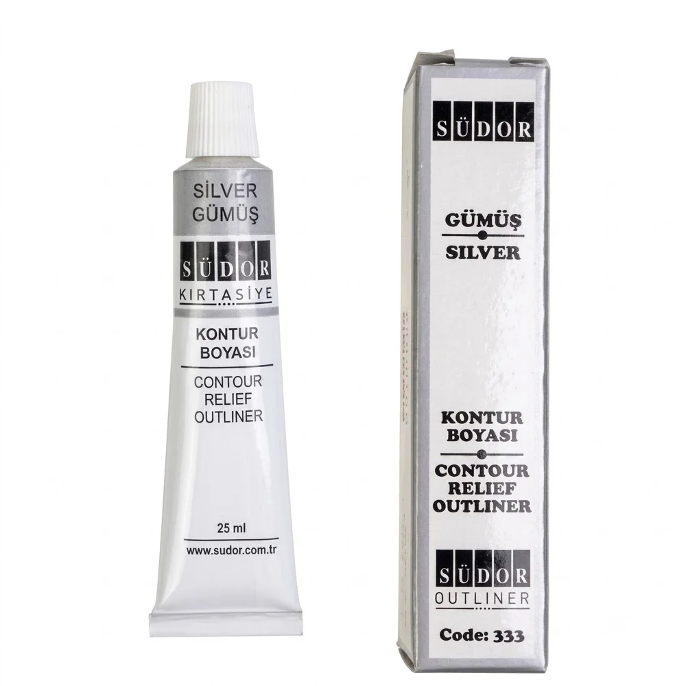 Südor Kontur Boyası Gümüş 25 ml
