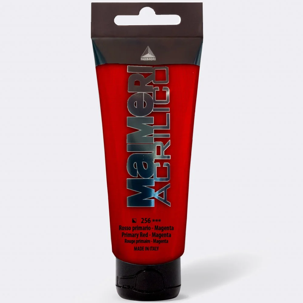 Mai Acrilico 200 ml Prımary Red Magenta