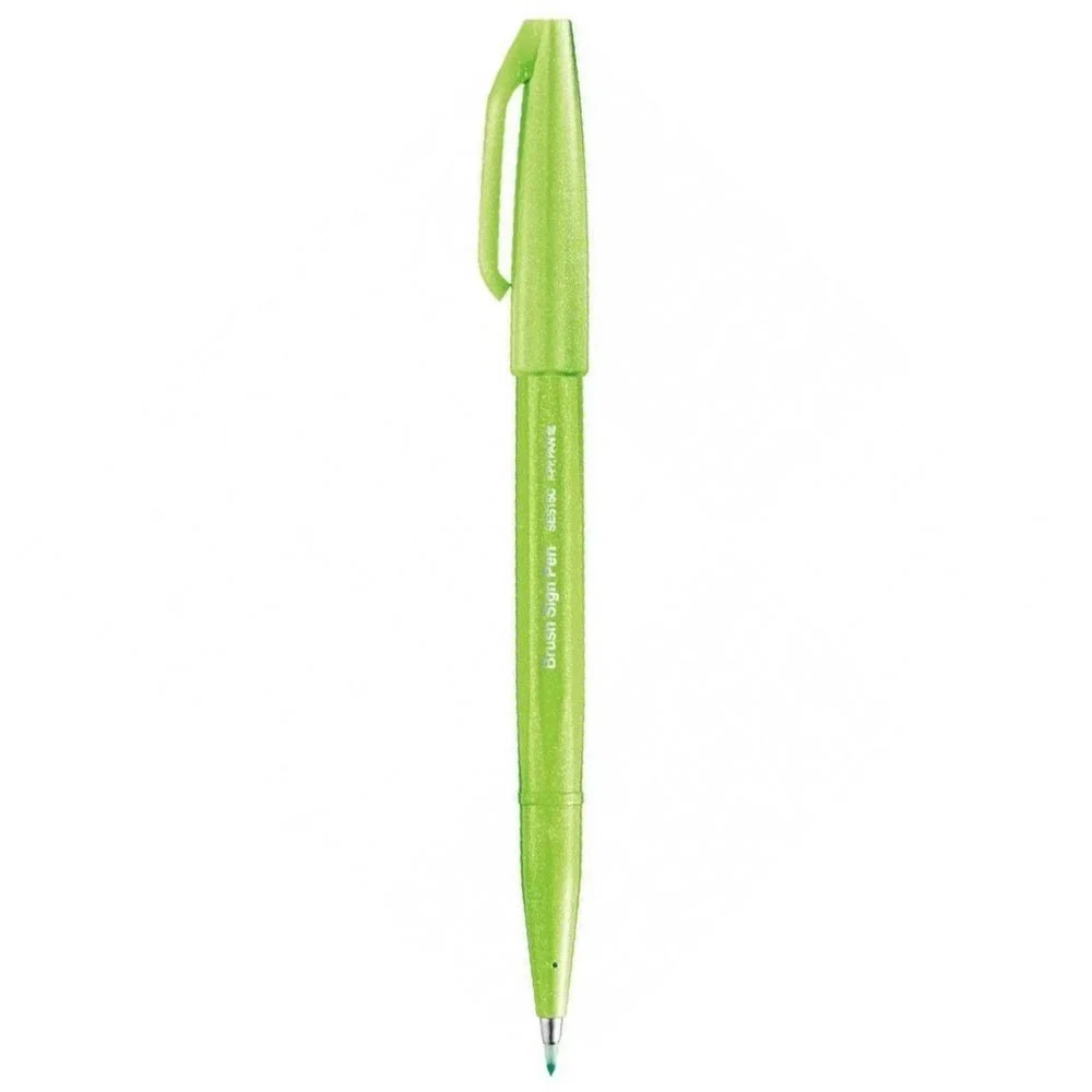 Pentel Brush Sing Fırça Uçlu Kalem Light Green SES15C-KX