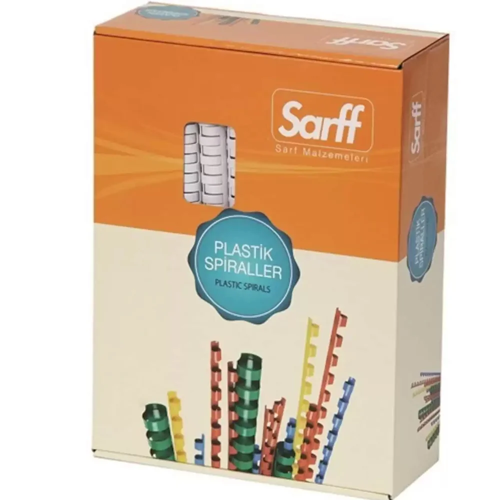 Sarff Spiral Plastik 25 SY 6 MM Beyaz 15312005