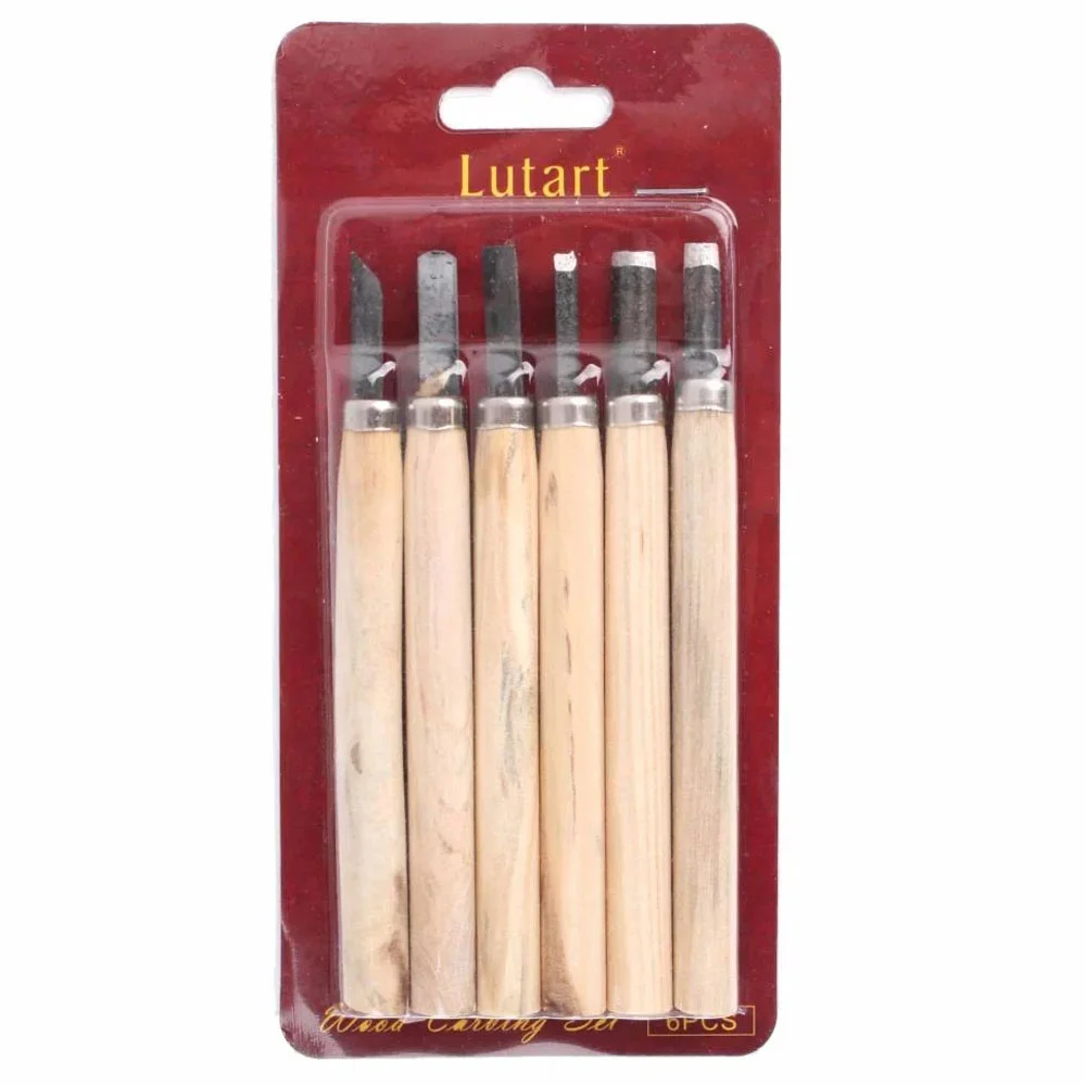 Lutart Ahşap Oyma Seti 6 Lı LA-7006