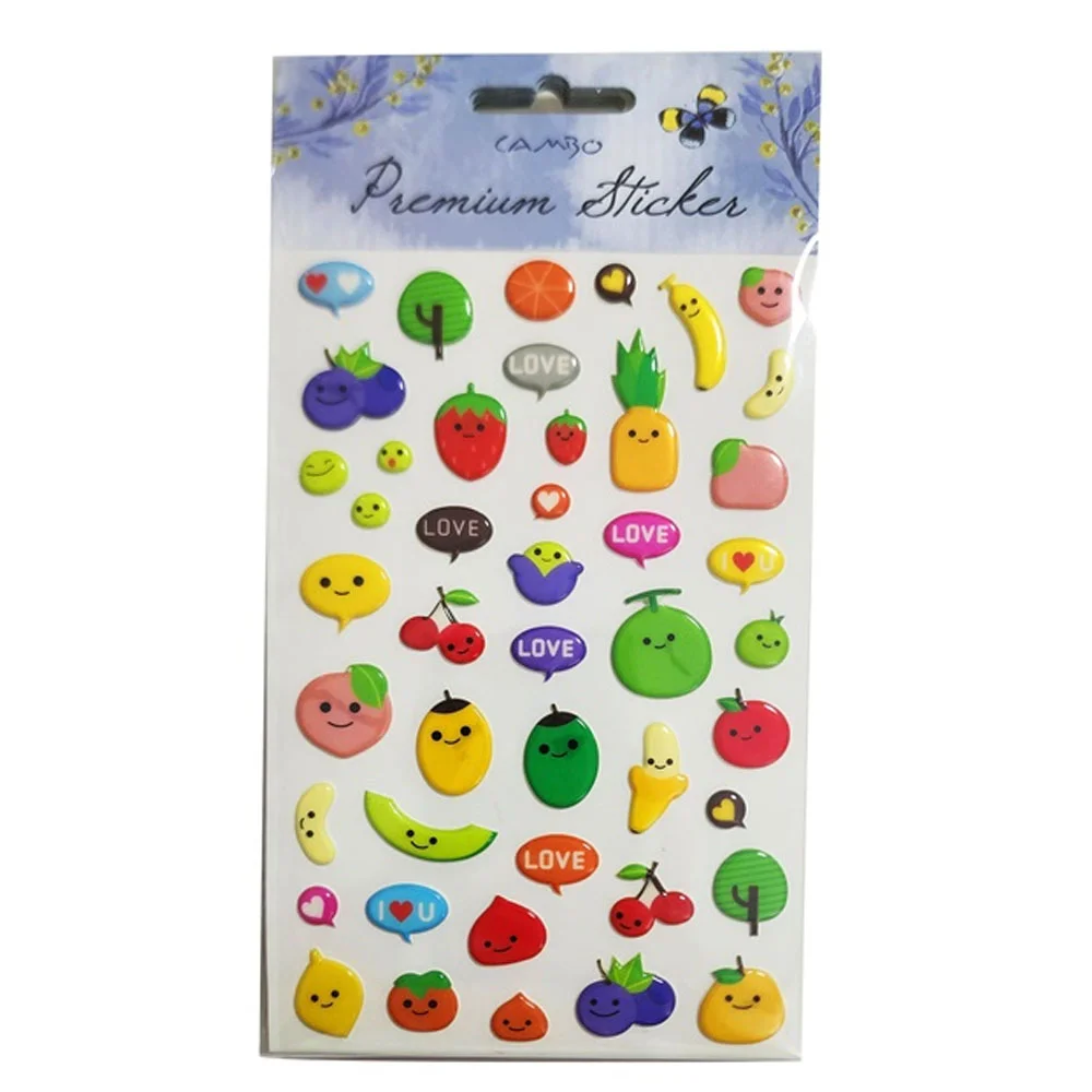 Bu-Bu Puf Meyve Sticker