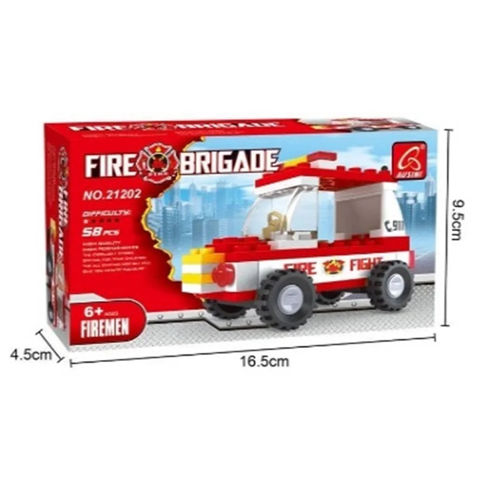 Asya Ausini İtfaiye Set 58 Parça BIG21202