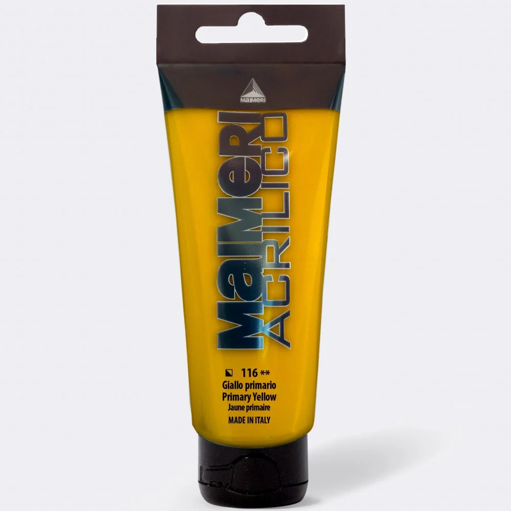 Mai Acrilico 200ml Prımary Yellow
