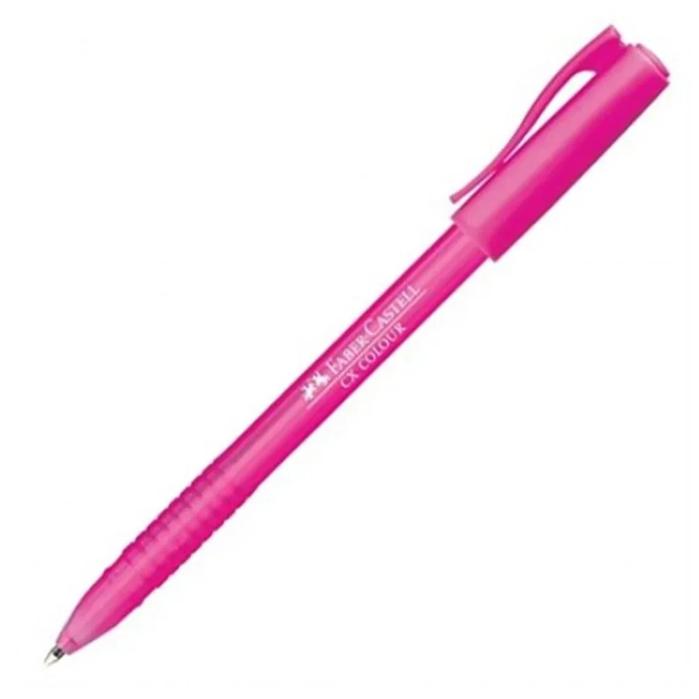 Faber-Castell Tükenmez Kalem Cx Colour Kalem Pembe 10 Lu 247028