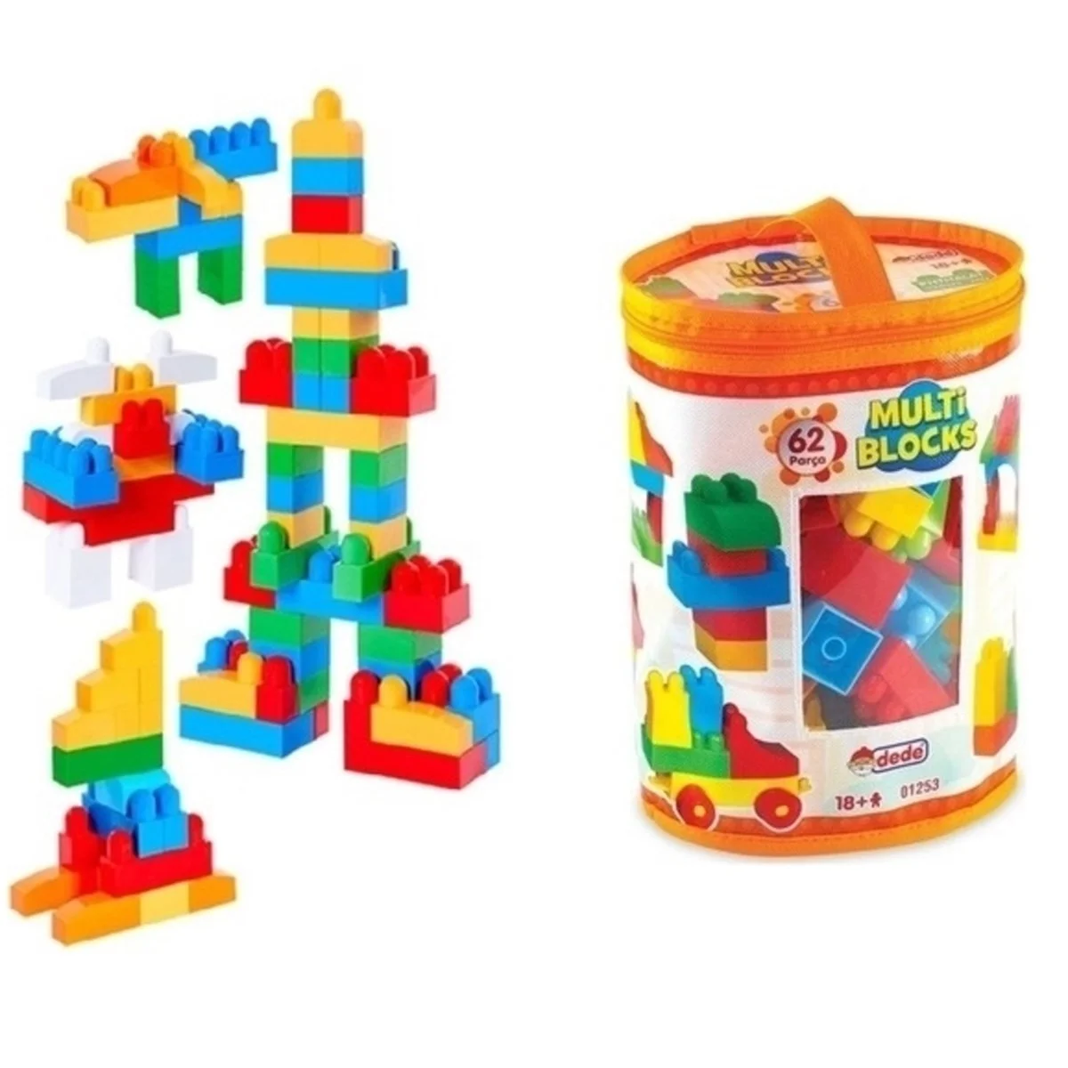 Dede Oyuncak Multi Blocks 62 Parça 01253