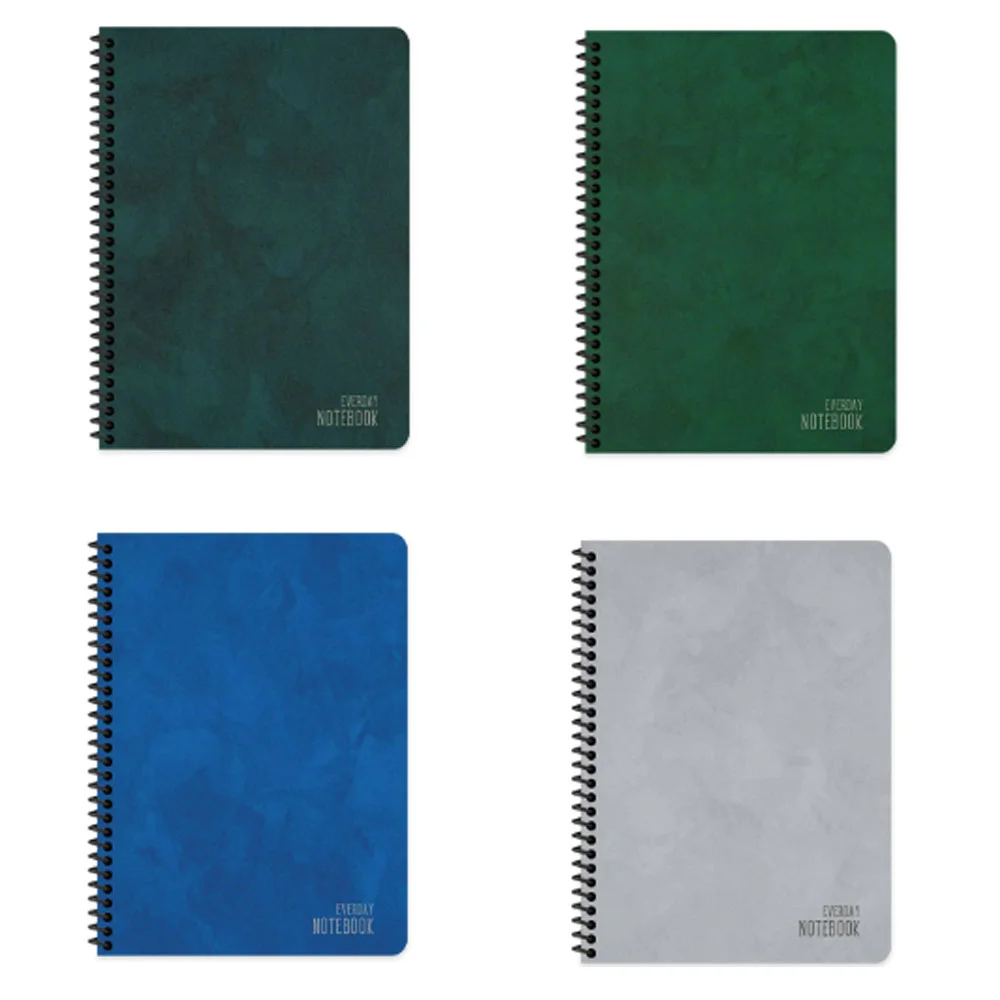 Keskin Color Spiralli Sert Kapak Defter Alfa 16,5x22,5 120 Yp Çizgili